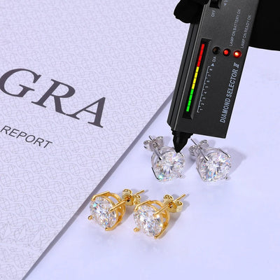 ICEBLING Moissanite Stud Earrings