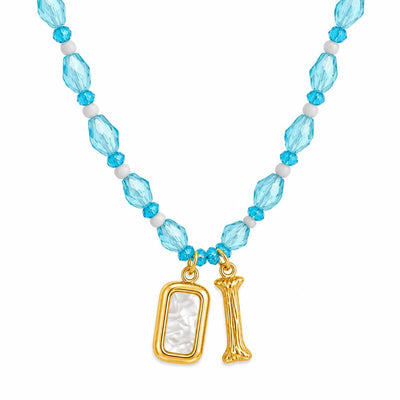 Beaded Crystal Clavicle Chain VIP