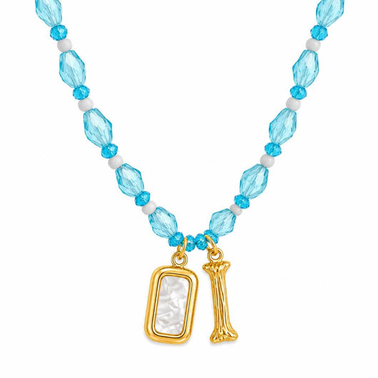 Beaded Crystal Clavicle Chain VIP