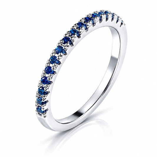 Blue Pavé Ring 2mm VIP