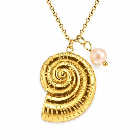 Conch Pearl Pendant Necklace VIP