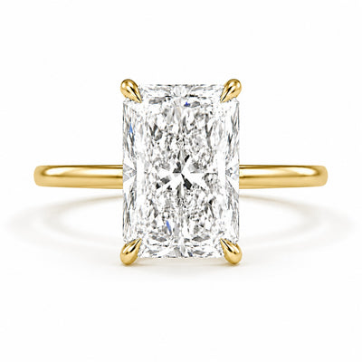 Gold 1-5ct Rectangle Ring VIP