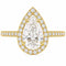 Gold 1ct Pear Ring VIP