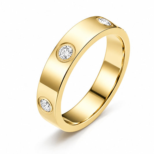Gold Love Ring