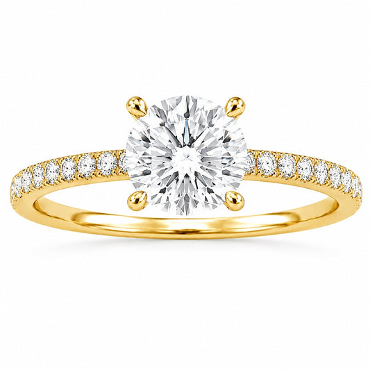Gold Round Ring