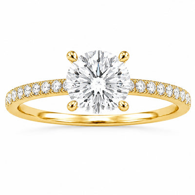 Gold Round Ring