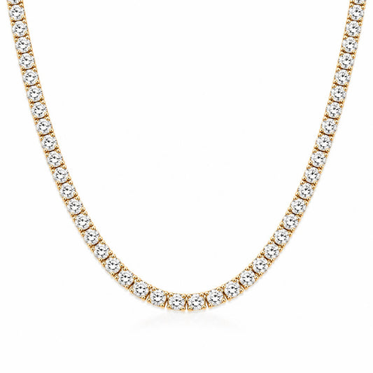 Gold Tennis Necklace