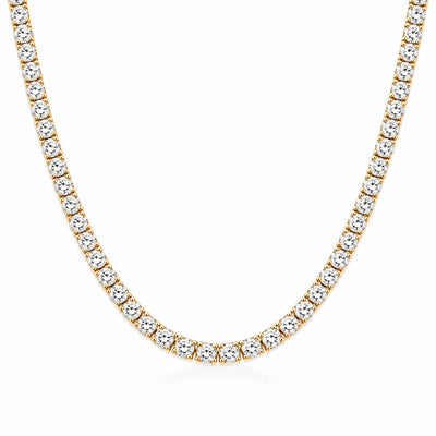 Gold Tennis Necklace