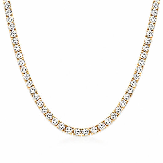 Gold Tennis Necklace