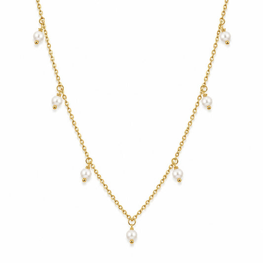 Hanging Pearl Necklace
