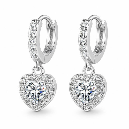 Heart Hoop Earrings