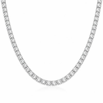 Silver Tennis Necklace