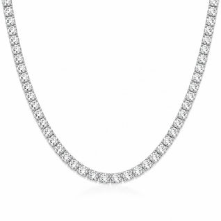 Silver Tennis Necklace