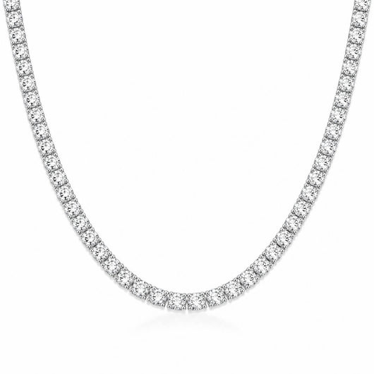 Silver Tennis Necklace