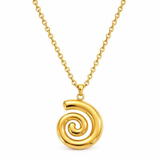 Spiral Pendant Necklace