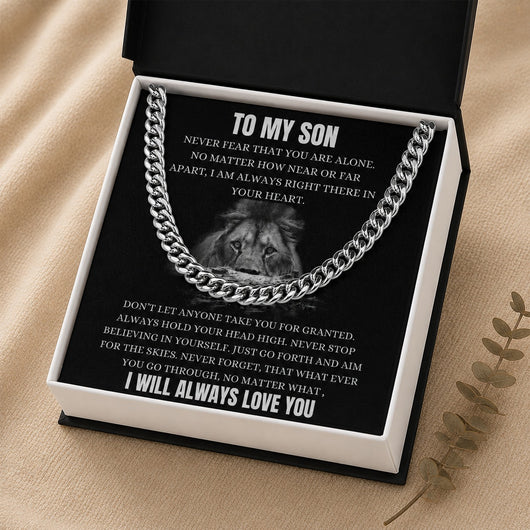 To My Son Necklace VIP