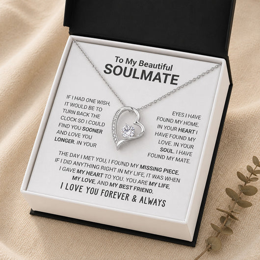 To My Beautiful Soulmate Necklace VIP