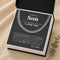 To My Dear Son From Mom Necklace VIP