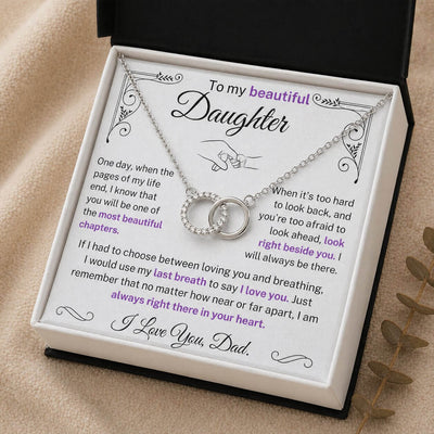 To My Beautiful Daughter From Dad Necklace VIP